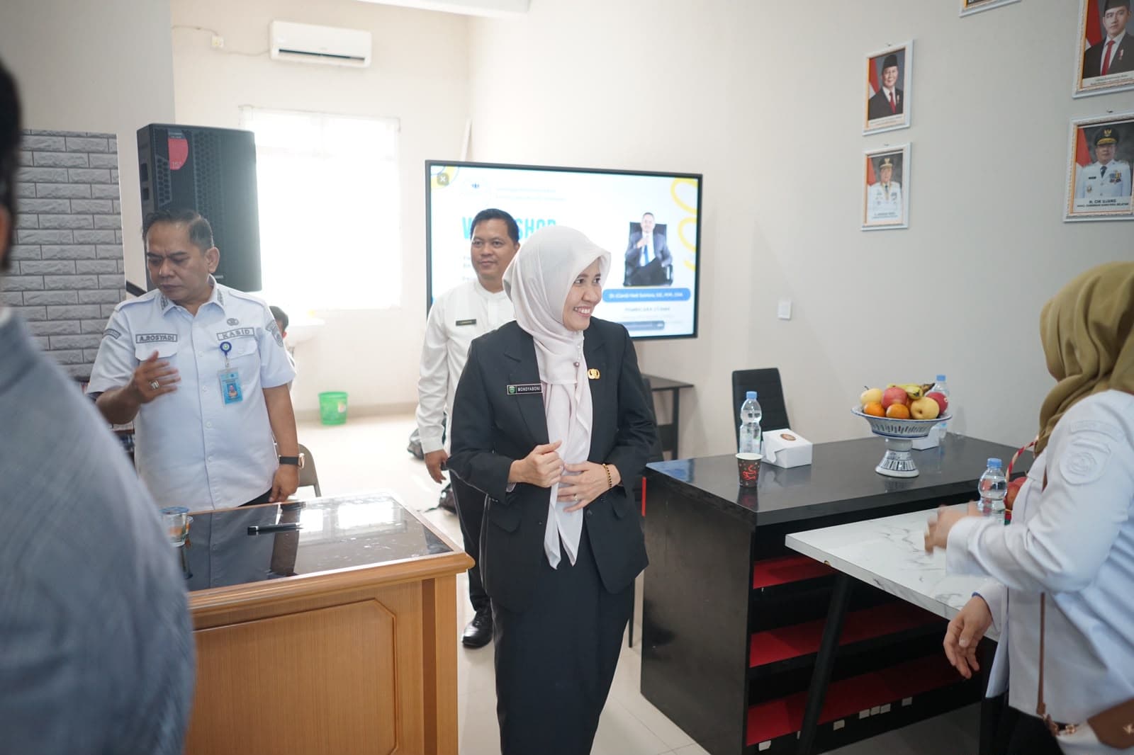 Kunjungan oleh Kepala Dinas Pendidikan Provinsi Sumatera Selatan Ibu Hj. Mondyaboni, S.E., S.Kom., M.Si., M.Pd